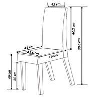 Mesa de Jantar 4 Lugares Zara: Elegância e Praticidade - imagem 2