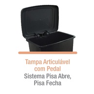 Lixeira 35 Litros com Pedal: Higiene e Praticidade - imagem 2