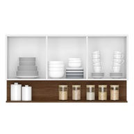 Armário de Cozinha Aéreo 120cm 3 Portas Lina K02: Design Moderno e Praticidade - imagem 2