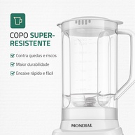 Liquidificador Mondial L-97-W: Potência e Praticidade - imagem 2