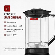 Liquidificador Pratic Turbo L98B Mondial: Potência e Praticidade - imagem 2