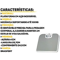Balança Mecânica 130kg Brasfort – Precisão e Praticidade - imagem 2