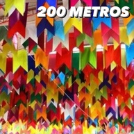 Bandeirinhas Festa Junina 200m: Seda e Praticidade! - imagem 2