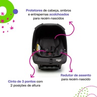 Bebê Conforto Wizz Cosco: Segurança e Praticidade - imagem 2
