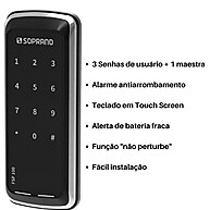 Fechadura Digital Soprano FSP100: Segurança e Praticidade - imagem 2