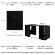 Mesa Dobrável Ibiza Multimóveis: Versatilidade e Praticidade - imagem 2