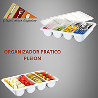 Organizador de Talher Profissional 2,4L: Mais Praticidade! - imagem 1