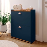 Sapateira 2 Gavetas Basculantes Azul - Organize seu Espaço com Estilo e Praticidade - imagem 5