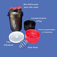 Shaker Fitness: Leve Suplementos + Praticidade! - imagem 1