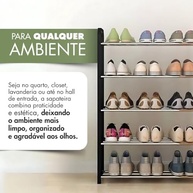 Sapateira Vertical Luxo 5 Andares - Organize com Estilo e Praticidade - imagem 5