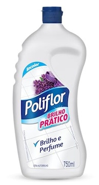 Poliflor Cera Auto Brilho Líquida Incolor 750ml - Brilho Prático e Duradouro para Seu Piso - imagem 2