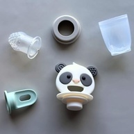Alimentador em Silicone 3 em 1 Panda - Marcus & Marcus | Seguro, Prático e Estiloso para Bebês - imagem 4