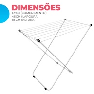Varal Dobrável Secalux: Compacto e Prático! - imagem 2