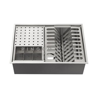 Escorredor de Pia Embutido Inox 304: Gourmet e Prático! - imagem 2