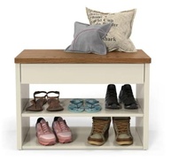 Sapateira Organizadora com Assento Safira - Design Moderno e Prático para Entrada e Quarto - imagem 3