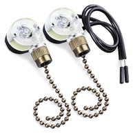 Interruptores de Puxar Zing Ear ZE-109 para Ventilador de Teto - Controle Prático e Seguro - imagem 1
