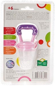 Alimentador de Silicone Rosa para Bebês - Seguro, Prático e Confortável - imagem 3