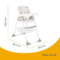 Cadeira de Alimentação Mimzy Snacker Alphabet com Design Moderno e Prático - imagem 3
