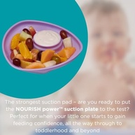 Vital Baby Nourish Prato de Sucção Roxo - Fizz | Seguro e Divertido para Bebês - imagem 4