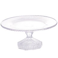 Prato de Bolo Renaissance: Elegância em Cristal - imagem 1