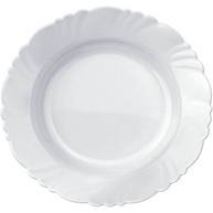 Prato Fundo Pétala em Vidro Duralex Opaline - Estilo e Resistência para sua Mesa - imagem 1