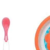 Prato Infantil com Colher Mágica: Papinha Divertida! - imagem 1