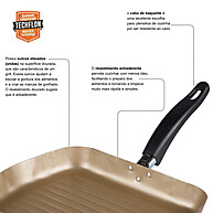 Frigideira Grill Antiaderente 30cm: Saúde no Seu Prato! - imagem 2