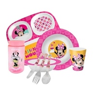 Kit Refeição Infantil Minnie 8 Peças - Pratos e Talheres com Design Encantador - imagem 2