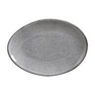 Conjunto com 6 Pratos de Sobremesa Oval Porto Brasil - Design Orgânico Dust - imagem 1