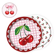 Pratos de Papel Cereja: Festa Charmosa! - imagem 1
