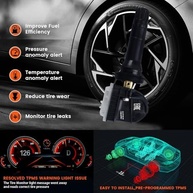 Kit 4 Sensores TPMS Pré-programados 315MHz para Toyota RAV4 (2013-2018) e Highlander (2014-2019) - OEM 426070R010 - imagem 4