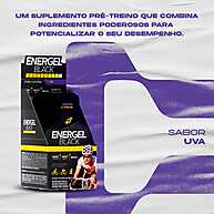 Energel Black com Cafeína Sabor Uva: Suplemento Pré-Treino - imagem 2