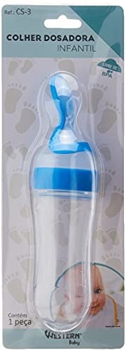 Colher Dosadora Infantil Western CS-3 Azul – Medida Precisa e Segura para Papinhas - imagem 4