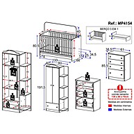 Quarto de Bebê Completo com Berço 3 em 1 – Tudo que Você Precisa - imagem 2