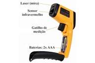 Termômetro Digital Culinário Laser: Precisão Profissional com Certificado de Calibração - imagem 3