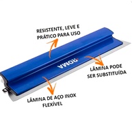 Desempenadeira Inox Roma: Nivele com Precisão! - imagem 2