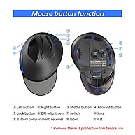 Mouse Vertical Ergonômico RGB: Conforto e Precisão - imagem 1