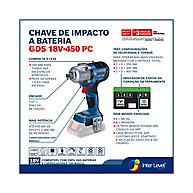 Chave de Impacto Bosch 18V 450Nm: Potência e Precisão! - imagem 2