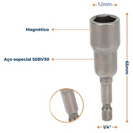 Kit Soquetes Magnéticos: Potência e Precisão! - imagem 2