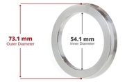 Anéis Centralizadores Circuit Performance: Precisão e Estabilidade para Suas Rodas (ID 73.1mm OD a 54.1mm) - imagem 5