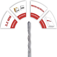 Broca Dremel 3,2mm para Gesso: Corte Preciso! - imagem 2