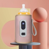 Cosiki Aquecedor de Garrafas USB Portátil com Controle de Temperatura Preciso - Rosa - imagem 1