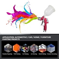 HVLP Pistola de Pintura Automotiva Portátil - Controle Preciso para Móveis e Veículos - imagem 5