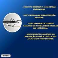 Termostato Digital Programável W3001 - Controle Preciso de Temperatura 110/220V para Estufas, Chocadeiras, Aquários e Refrigeradores - imagem 5