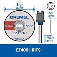 Discos de Corte Dremel 38mm: Kit EZ Lock para Cortes Precisos - imagem 2