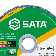 Disco Corte Inox 7” SATA: 10 Unidades para Cortes Precisos - imagem 2