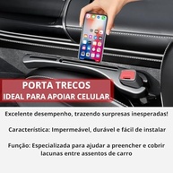 Kit 2 Pçs Preenchedor de Banco Carro com Suporte Celular - Organize e Evite Perdas - imagem 5