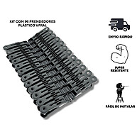Pregadores Reforçados: Kit 96 para Varal Durável - imagem 1