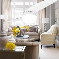 Ventilador de Teto Spirit 202 Cristal Lustre Globo 127V - Design Premium com Qualidade Premiada - imagem 3