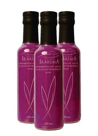 3 Azeites Premiados Extra Virgem Alho 250ml - Fazenda Irarema - imagem 1